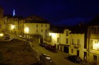 Pinerolo,Via Principi d'Acaja,sullo sfondo San Maurizio