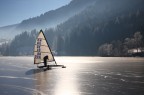 a vela sul ghiaccio a vela sul ghiaccio