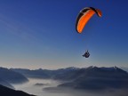 lancio in parapendio dal Monte Giumello
