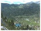 Panorama alpino con lago Panorama alpino con lago