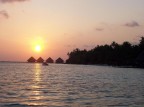 Tramonto, Maldive