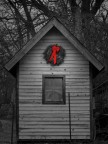 Di solito non cerco mai un eccessivo lavoro in postproduzione, ma adoro le desaturazioni selettive, anche se spesso ho paura di esagerare. Ma in una giornata classica da midwest americano, particolarmente grigia, imbattendomi in questo capanno con il fiocco rosso, la scena mi � apparsa davvero cos�, un tocco di colore, in un mondo bianco e nero...
Alla ricerca di consigli e stroncature!

Dati scatto: Olympus E-PL2+Canon FD 50mm f/1.8 (@f/1.8, 1/2500, ISO200)