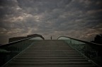 Calatrava'a bridge (sky before the marathon) Calatrava'a bridge (sky before the marathon)