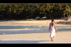 summer on a solitary beach...