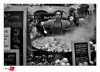 Venditore di Paella a Convent Garden Londra