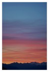 tramonto sul Monte rosa