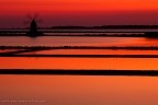 Saline di Marsala al tramonto Saline di Marsala al tramonto