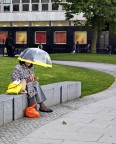 Ombrello giallo Ombrello giallo