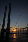 in nave al tramonto in nave al tramonto