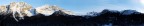 Panorama di montagna al calar della sera Panorama di montagna al calar della sera