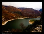 Nuvole sul lago Turano Nuvole sul lago Turano
