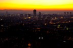 Tramonto a Brescia. Tramonto a Brescia.