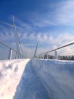 il ponte innevato