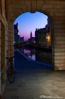 Veduta dal sottoportico sul canal Vena Veduta dal sottoportico sul canal Vena