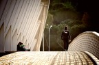 On the bridge...