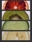 Arancia, kiwi, cetriolo, limone Arancia, kiwi, cetriolo, limone