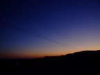 tramonto dal balcone di casa tramonto dal balcone di casa