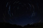 Star Trail sui monti Sibillini Star Trail sui monti Sibillini