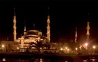 Istanbul - Moschea blu di notte