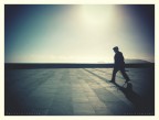 old man walking old man walking