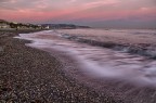 La spiaggia all'imbrunire La spiaggia all'imbrunire