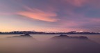 Alps over the clouds