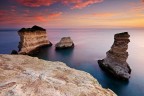 I faraglioni in rosso I faraglioni in rosso