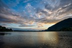 Il lago di Annone al tramonto Il lago di Annone al tramonto