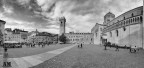 Piazza Duomo Trento in bianco e nero