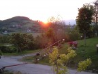 Tramonto in collina Tramonto in collina