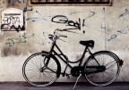 Bicicletta in parcheggio Bicicletta in parcheggio
