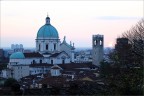 tramonto su brescia tramonto su brescia