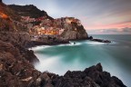 Manarola at dusk Manarola at dusk