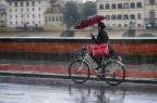CHE BELLO ANDARE IN BICICLETTA QUNDO PIOVE