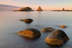 Rocks in the sunrise light Rocks in the sunrise light