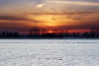 Tramonto sulla neve