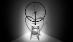 Fotografia di un'opera dell'artista Marcel Duschamp