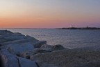 Tramonto in diga Tramonto in diga