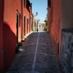 Red wall walking