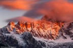 Tramonto sul Civetta, versante nord Tramonto sul Civetta, versante nord
