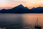 Tramonto sul lago di Garda