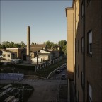 Oltre la finestra. Centrale termica. Oltre la finestra. Centrale termica.