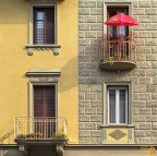 Tenda da sole in economia.