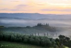 Alba sul Podere Belvedere - Val d'Orcia