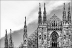 Nubi sul Duomo di Milano