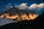 Tramonto sulle Conturines Tramonto sulle Conturines