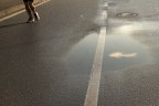jogging dopo la pioggia - colore -