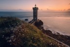 Sunset at Kermovan lighthouse