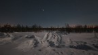 Parco Riisitunturi al chiaro di luna con meteorite Parco Riisitunturi al chiaro di luna con meteorite