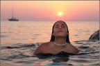 Un bagno all'alba